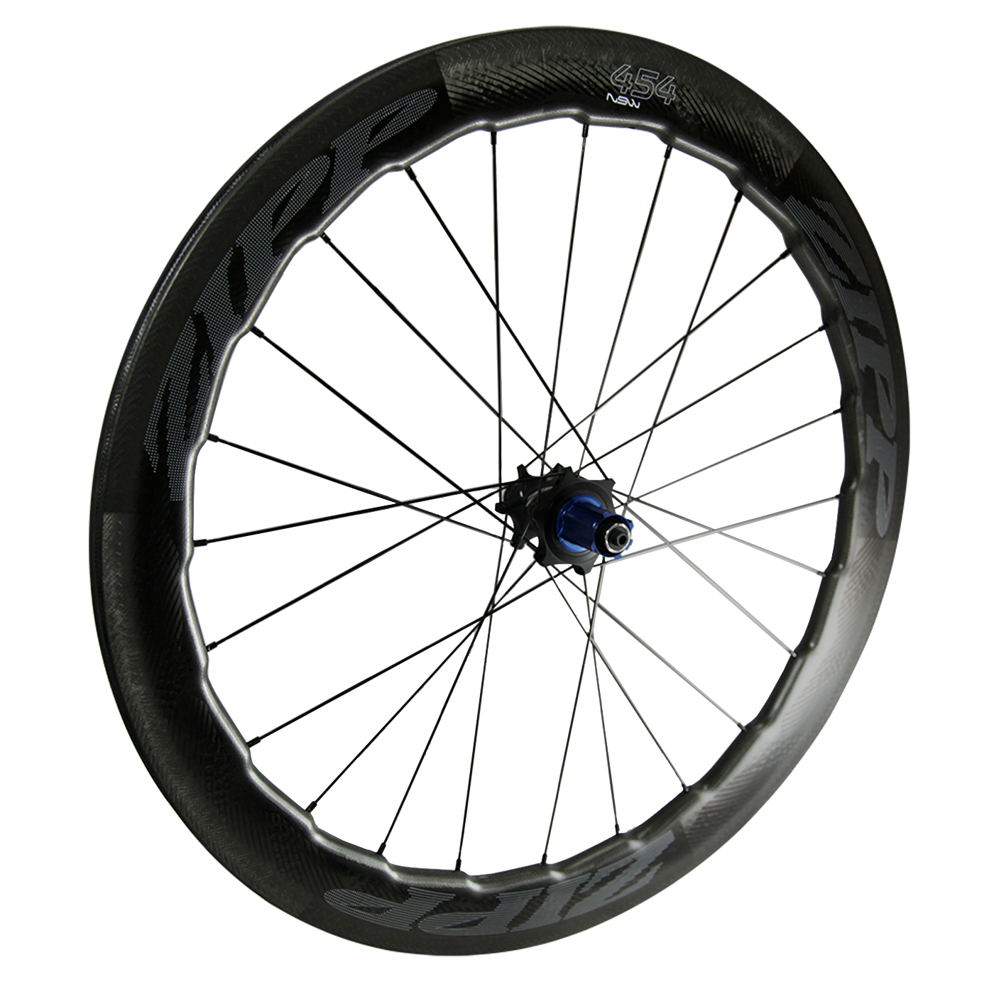 Rin Armado Trasero ZIPP 454 NSW Clincher 700C Carbon 24R 10/11P. Logo Impreso para Campagnolo 00.1918.342.001 - Image 1