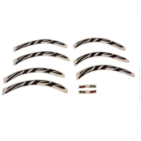 Calcomania  para Rin ZIPP 808 Negro Matte para un rin 11.1918.015.003