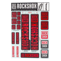 Calcomania para Suspension ROCK SHOX 30/32 RS1 OXY ROJO 11.4318.003.500