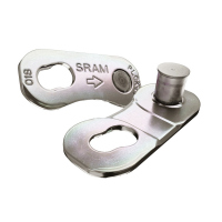 Candado Conector para Cadena SRAM 12P Power Lock Flat Top Ruta Plata 4 Pza 00.2518.036.003