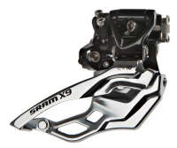 Desviador Central MTB X-9 2X10 Abraz. 31.8 HI Tiron Doble  SRAM