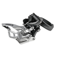 Desviador Central MTB X-5 3X10 Abraz. 31.8/34.9 High Tiron Doble SRAM