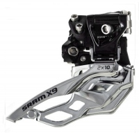 Desviador Central MTB X-9 2X10 Abraz. 34.9 HI Tiron Doble  SRAM