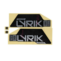 Calcomania para Suspension ROCKSHOX LYRIK ULTIMATE FLIGHT ATTENDANT 27/29 Plata 11.4018.105.062