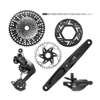 Grupo de Cambio SRAM EMTB Eagle 90 DUB 160 SRAM/BROSE (Cambio, Mando, FC Eagle 90 160, CR 36D CN GX T-Type 126E, CS XS-1275 10-52D) 00.7918.337.001