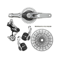 Grupo de Cambio SRAM Eagle 1987 AXS T-Type (Cambio Trasero, Cargador, POD, Multiplicación 32D, Cadena, Cassette 10-52) 00.7918.390.000